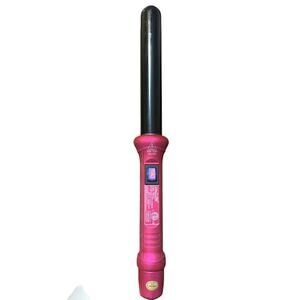 NuMe Classic Curling Wand w/ a 32mm tourmaline ceramic barrel in hot pink color